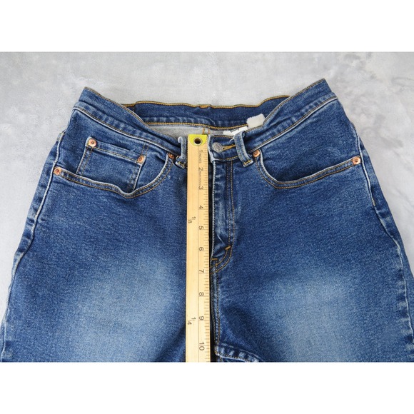 Levi's 517 Flare Jeans Women's 16.5 Plus Blue Denim Bootcut Stretch - Picture 5 of 9